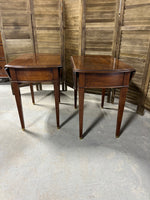 Knob Creek Drop Side End Tables with Drawer (2)