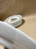 Queens Myott Thanksgiving Turkey Salad Plates - Set Of 8 (B)