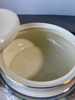 (A) Royal Doulton England Albany Fine Bone China Round Covered Vegetable Bowl