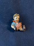 Goebel Hummel Boy w/ Accordion Figurine West Germany
