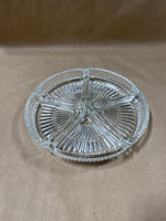 Clear Glass 5 Piece Dish