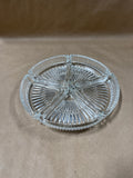 Clear Glass 5 Piece Dish