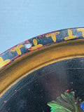 (A) Fruit Tole Painted Vintage Metal Tray