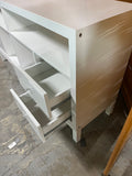 Ikea Kallax White Credenza, on Metal Base