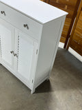 White Particle Board Bathroom Cabinet
