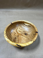 Handmade Wooden Trinket Bowl — Signed