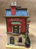 Lemax Law Office CADDINGTON VILLAGE Lighted Village 2007 WORKS