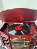 Thomas Pacconi Phonograph with AM/FM, Cassette & 3-Disc CD Player AS IS (READ DESCRIPTION CAREFULLY)