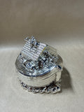 Gorham Silverplate Noah’s Ark Piggy Bank