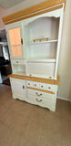 Ashley Furniture Two Tone 2 Piece Hutch***HEAVY ITEM***READ DETAILS ON PICK UP POLICY***