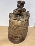 Pottery Replica of a Benin Bronze Head of a King