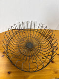 Farmhouse Style Round Metal Basket Or Rack