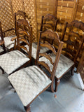 Dining Set: Table, 1 Leaf, 6 Chairs***HEAVY ITEM***READ DETAILS ON PICK UP POLICY***