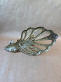 Hollywood Regency Style Brass Candle Wall Sconce - Single