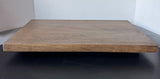 Heavyweight Stained Wooden Rectangular Riser