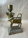 Brass Bull Candle Holder