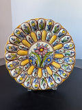 Toledo Spain Floral Talavera Decorative Plate