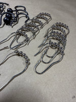 2 Sets Of Shower Curtain Hooks — 12 Pieces Each