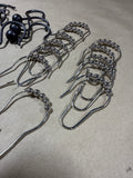 2 Sets Of Shower Curtain Hooks — 12 Pieces Each