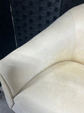 Cream Tone Barrel Chair