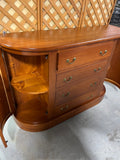 Tom Seely Lighted 2 Piece China Hutch  ***HEAVY ITEM*** Read Details on Pickup Policy