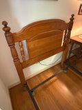 Twin Headboards with Metal Frames, Pair/2