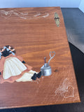 Folk Hand Painted Vintage Wooden Writing Lap Desk