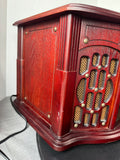Thomas Pacconi Phonograph with AM/FM, Cassette & 3-Disc CD Player AS IS (READ DESCRIPTION CAREFULLY)