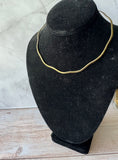 (B) Best Silver Tone Omega Choker