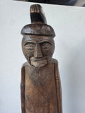 Large Heavyweight Vintage Lobi Bateba Hand Carved Wooden African Statue