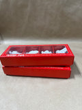 Ceramic Christmas Angel Place Card Holders With Box — Set Of 6