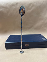 2 Piece Bellini Silver Plate Cocktail Set With Case
