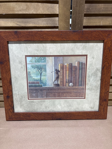 Golf Books/Bookend Print