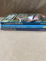 (B) 3 Herb Books