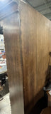 Tall Dark Stain Bookcase with Barley Twist Columns***HEAVY ITEM***READ DETAILS ON PICK UP POLICY***