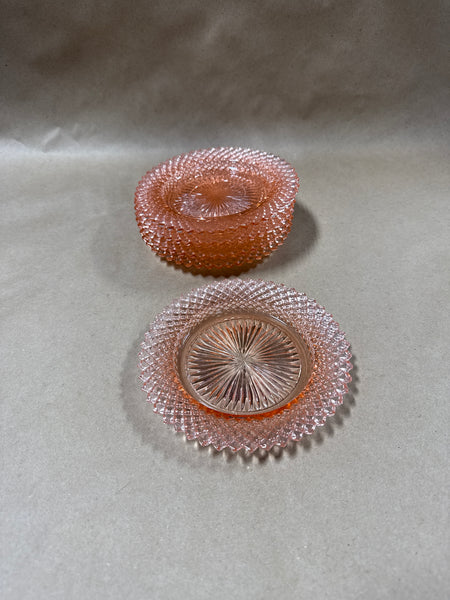 Anchor Hocking Miss America Pink Depression Glass Desert Plates — Set Of 5
