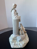 Lladro Pensive Pierrot & Ballerina Large Porcelain Figurine AS IS (READ DESCRIPTION CAREFULLY)