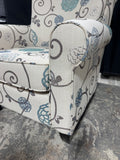 Noble House Home Furnishings Floral Upholstered Arm Chair
