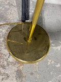 Brass Vintage Swing Arm Floor with Dimmer Switch (WORKS)