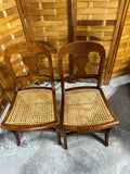Pair of Cane Chairs, AS IS***READ DESCRIPTION***