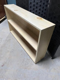 Lightweight Low 2 Shelf Bookcase