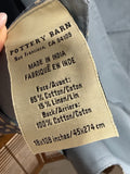 Pottery Barn Blue And Tan Table Runner (B)