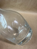 Etched Clear Glass Decanter / Vase