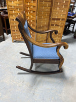 Antique Rocking Chair with Claw Feet
