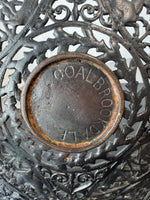 Coalbrookdale Antique Pierced Cast Iron Decorative Plate