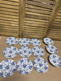 Royal Tudor Bouquet By Grindley Set - 12 Pieces