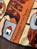Pair of Vintage Hilasal Salvadoran Folk Art Beach Towels