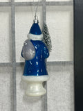Santa with Tree Ornament
