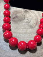Red Beaded Necklace