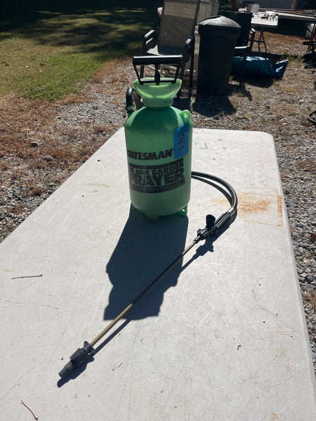 Statesman Home & Garden Sprayer, about half full of liquid